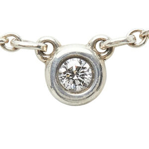 Tiffany Co By the Yard Diamond Necklace Silver TIFFANYCo
